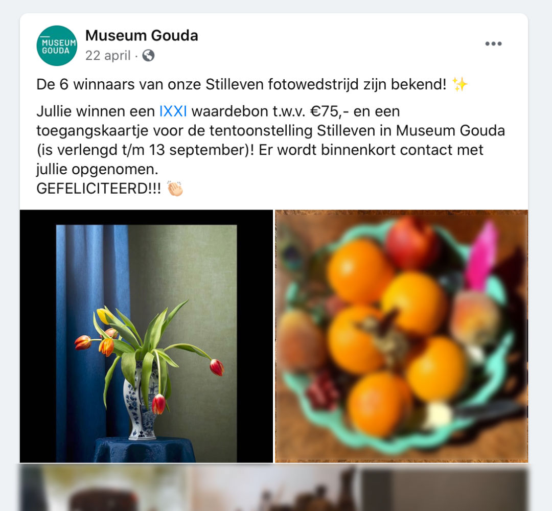 Museum Gouda Winnaar